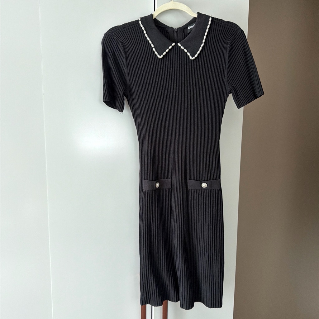 Karl Lagerfeld Midi Short Sleeve Dress